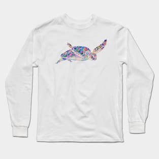 Sea Turtle Painting Long Sleeve T-Shirt